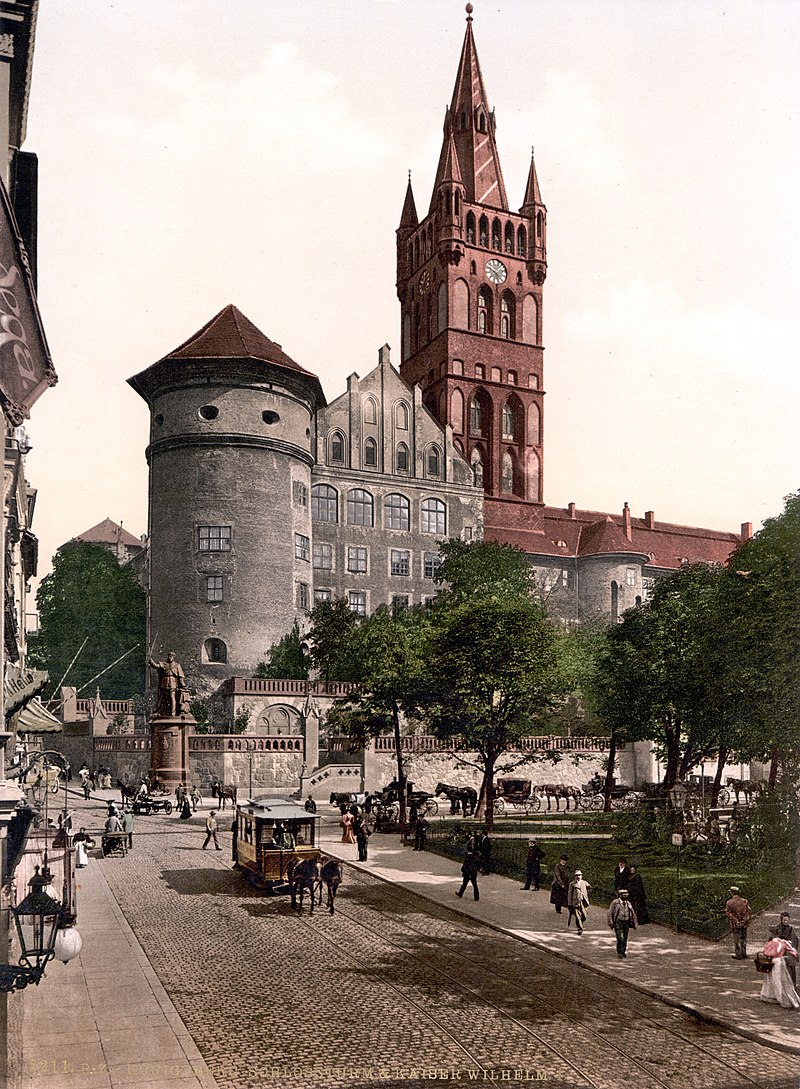 Das Bild zeigt das Königsberger Schloss.