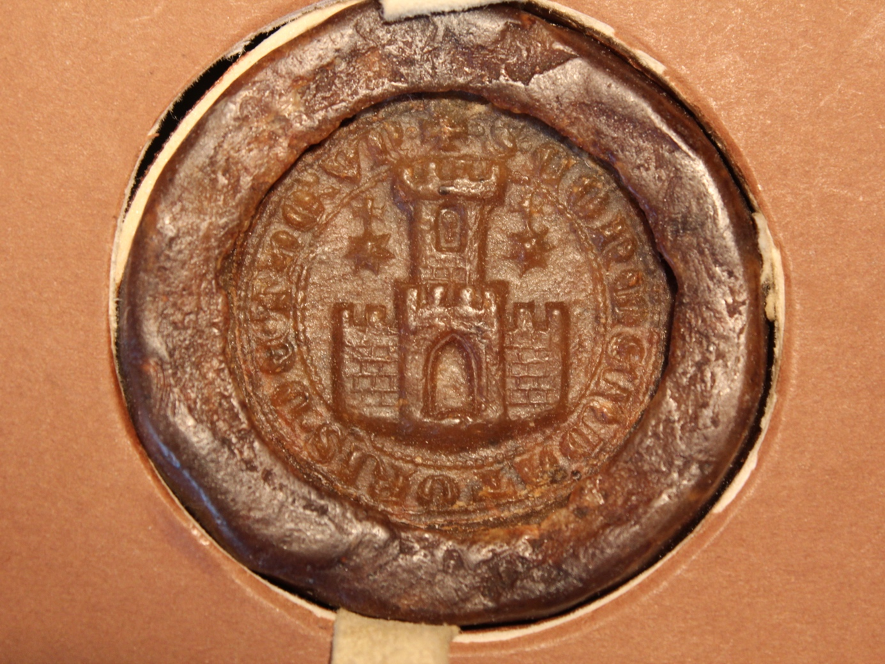 Das Bild zeigt das Siegel der Stadt Thorn.