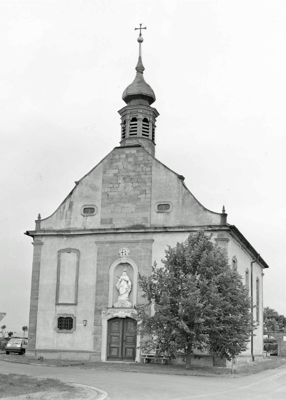 Das Bild zeigt die Kapelle zum gegeißelten Heiland in Gelchsheim.