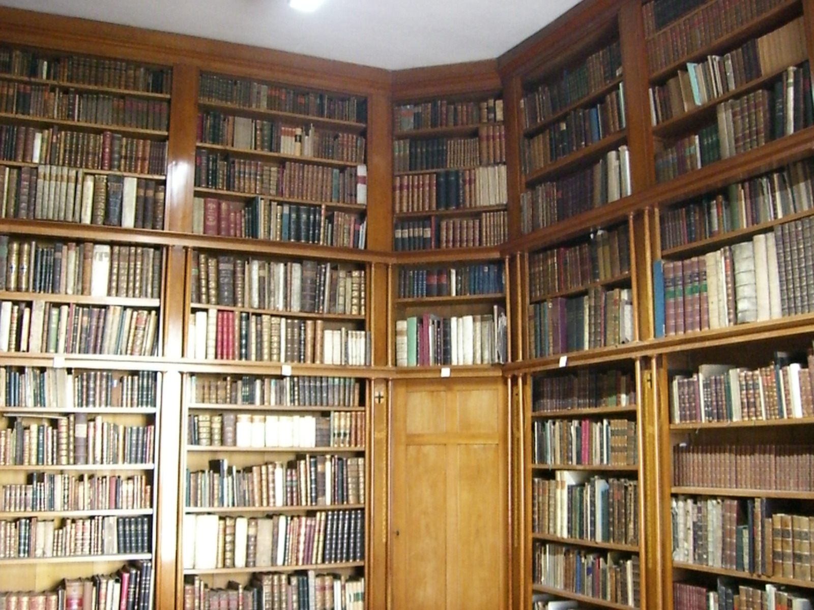 Das Bild zeigt eine Bibliothek im Deutschordenshaus in Wien.