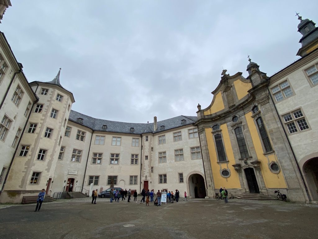 Innenhof des Schlosses Mergentheim