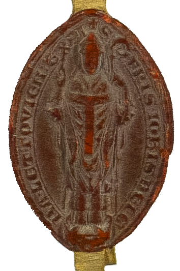 Das Bild zeigt das Siegel von Johann von Litauen (1258-1289)