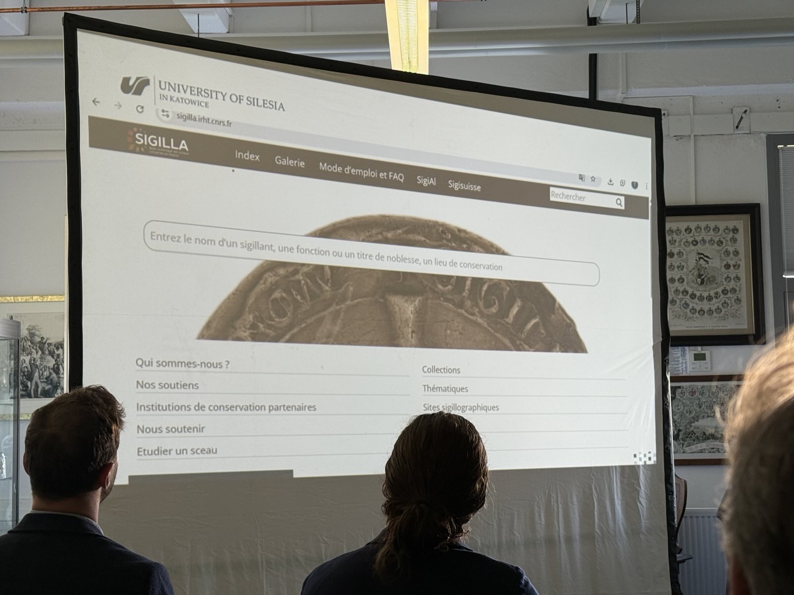 Hier sieht man eine Folie des Vortrags