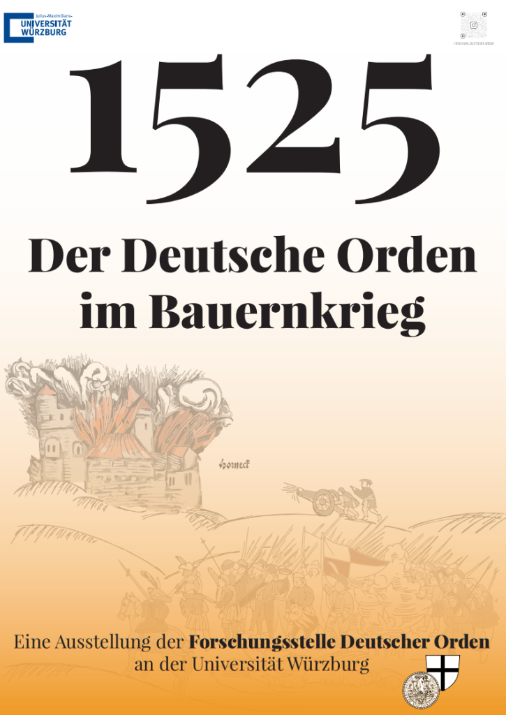 Auf dieser Abbildung ist das Titelbild der Ausstellungsreihe: Der Deutsche Orden im Bauernkrieg
