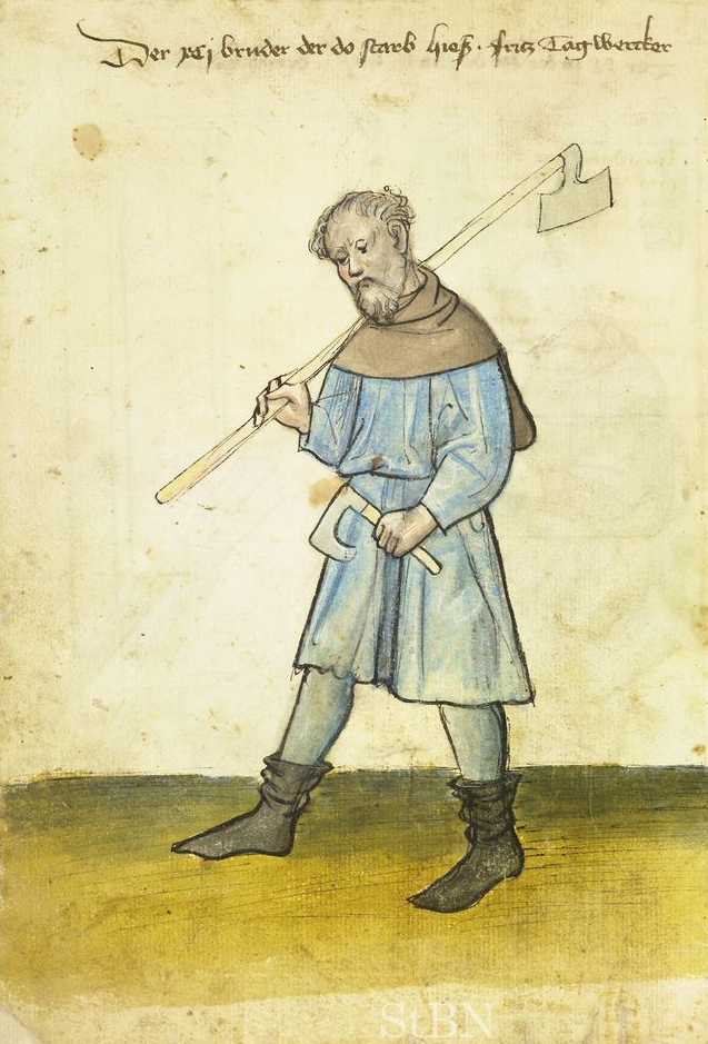 Hier sieht man den Tagelöhner Fritz Tagwercker