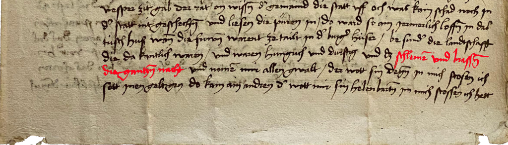 Hier sieht man einen Textausschnitt