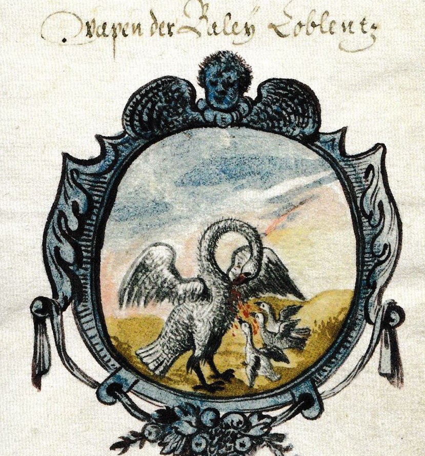 Hier sieht man das Wappen der Ballei Koblenz
