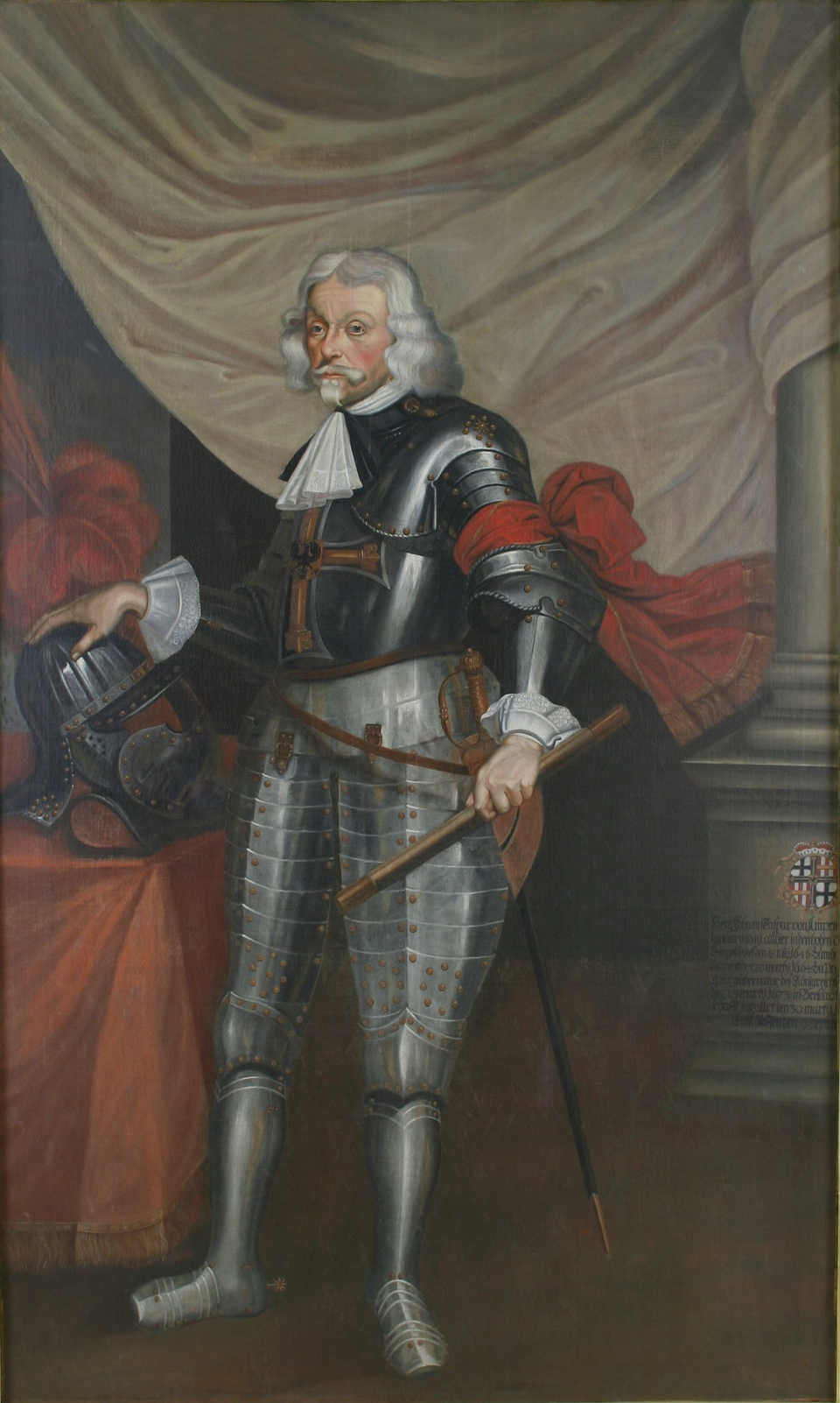 Hier sieht man ein Gemälde von Hoch- und Deutschmeister des Deutschen Ordens Johann Casper von Ampringen (1619–1684)